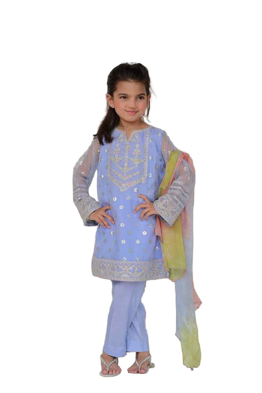 Organza Blue Bell  (FFG-020)