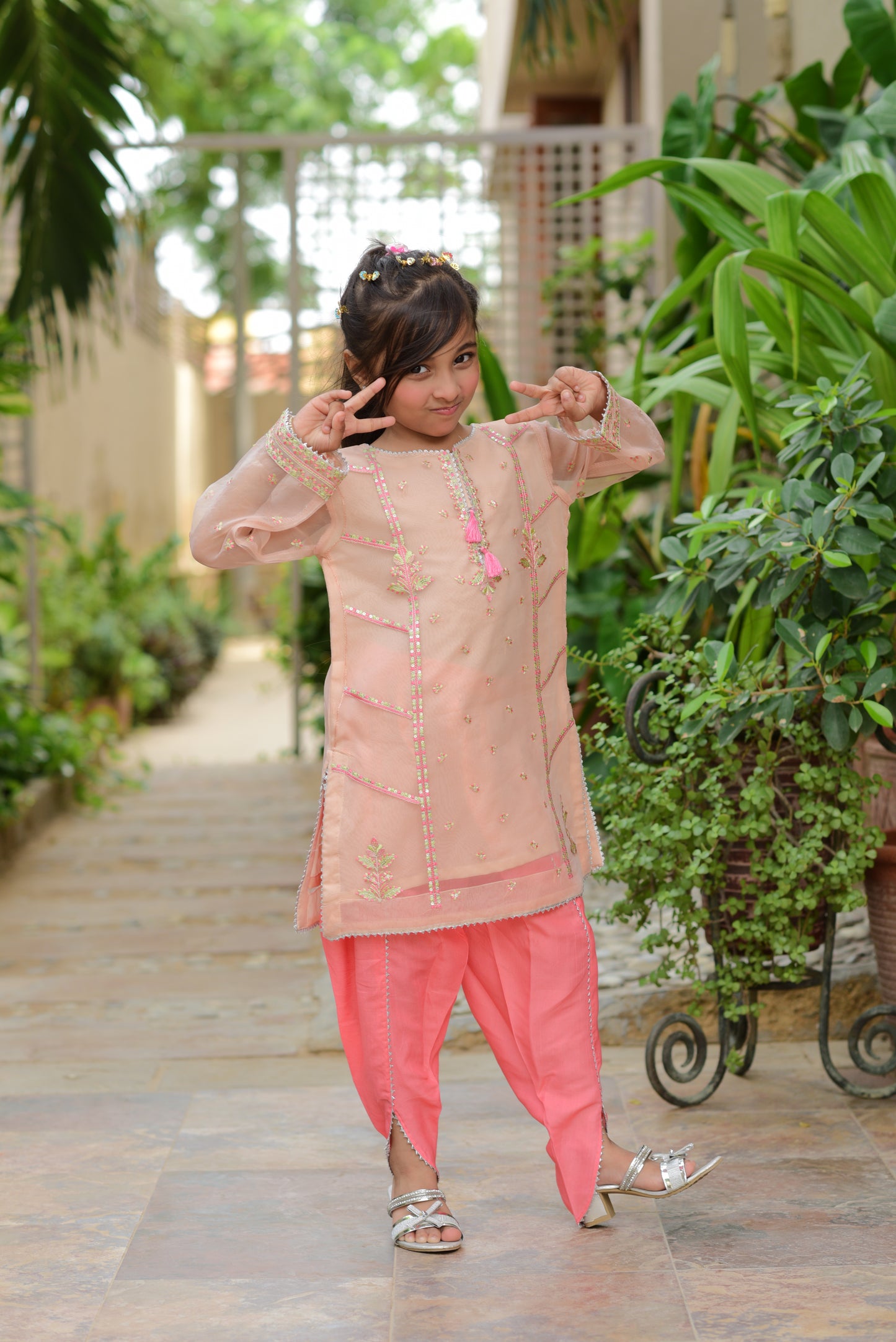 Organza-peach (FFG-034)