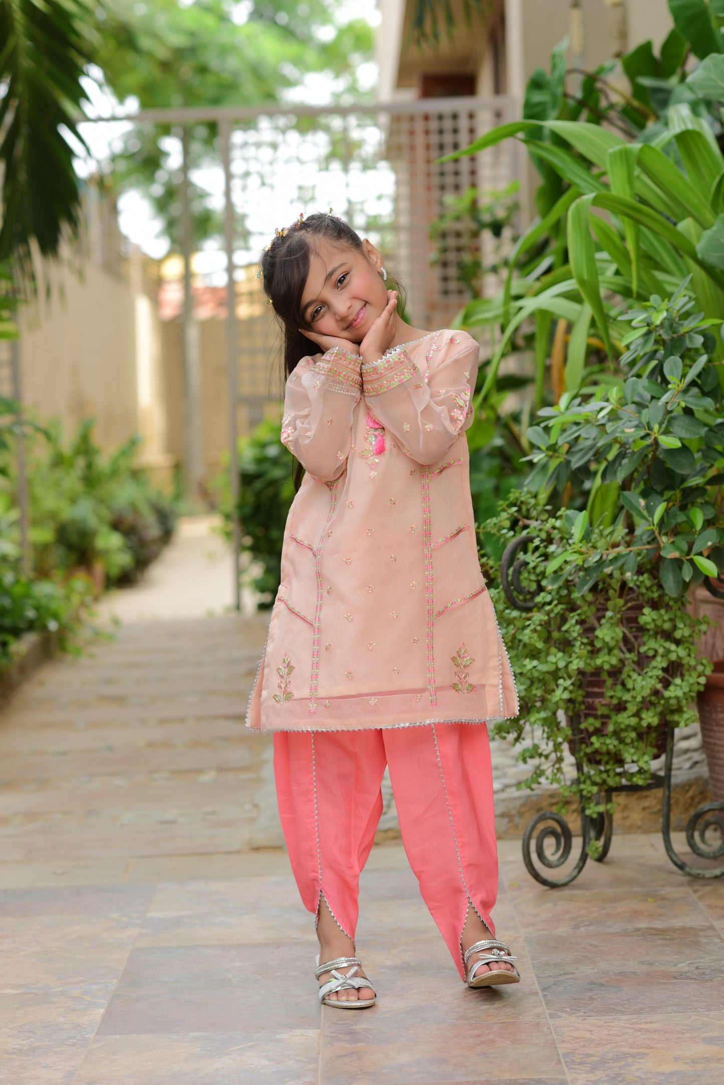 Organza-peach (FFG-034)
