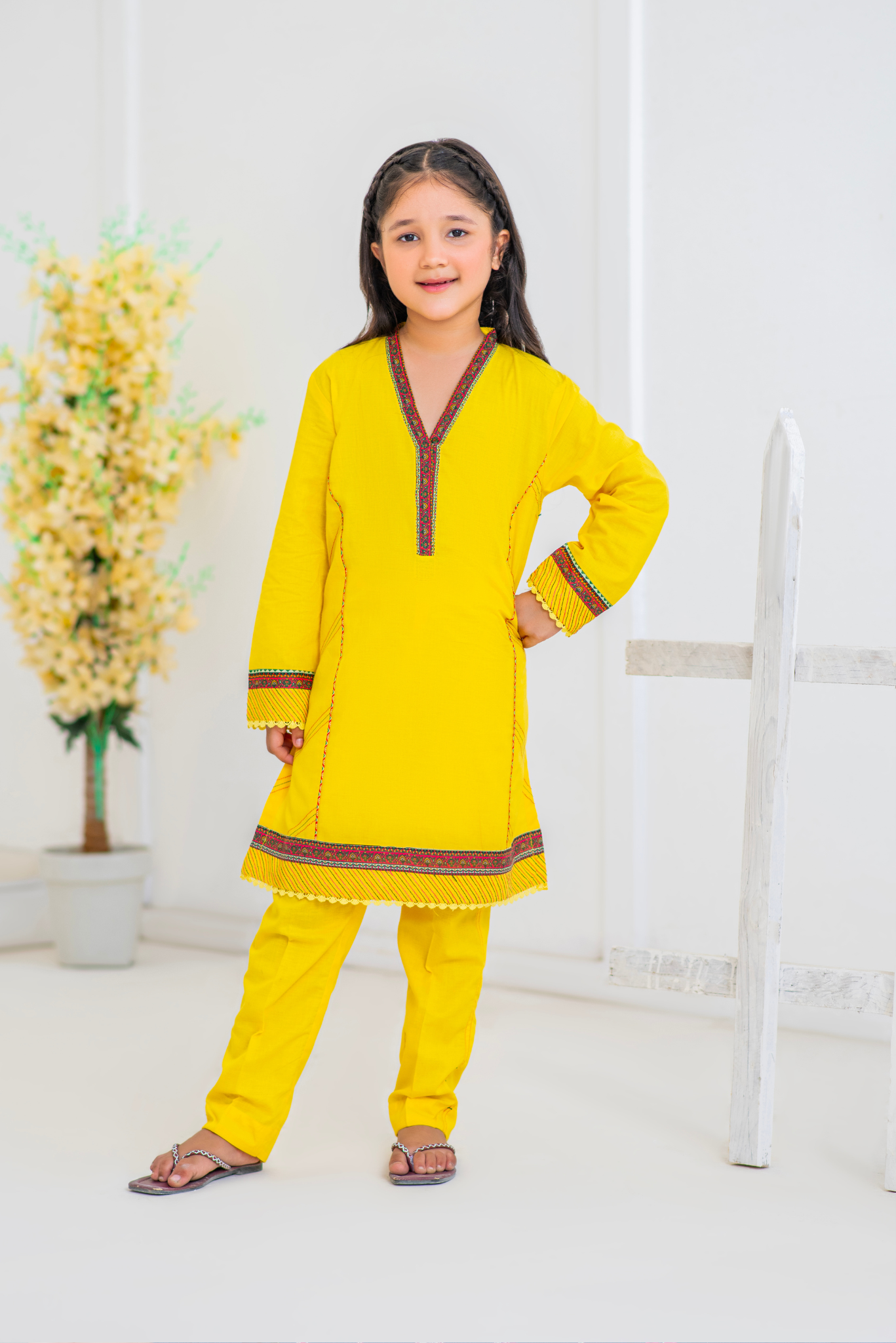 Bright Yellow Semi Formal (FSFG-113)