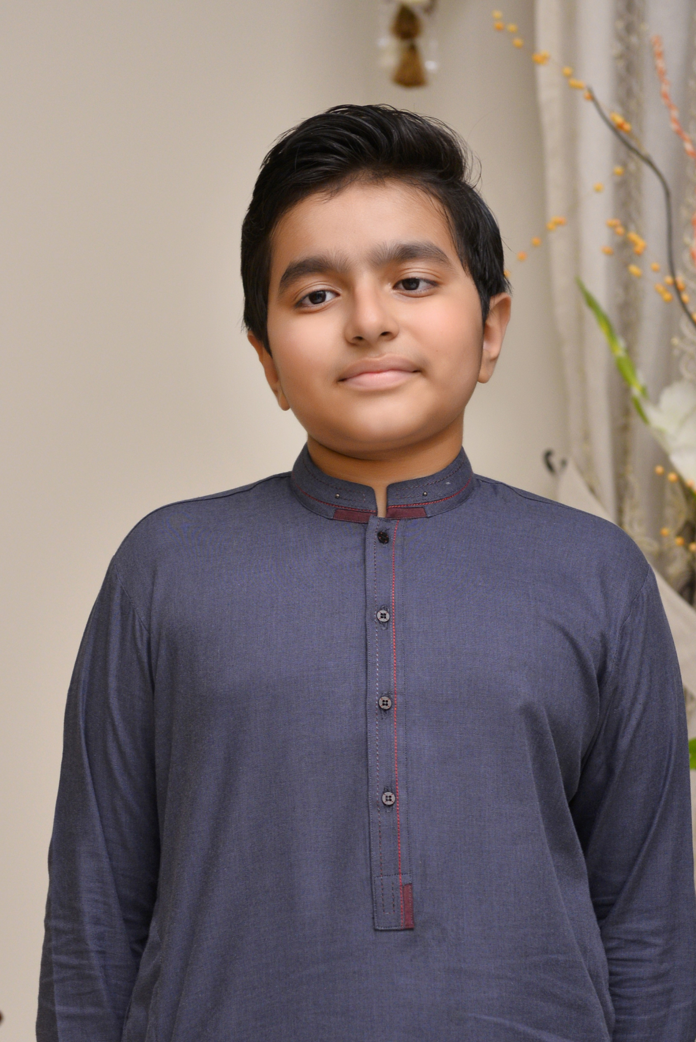 Charcoal Grey Kurta Shalwar (FKSB-004)