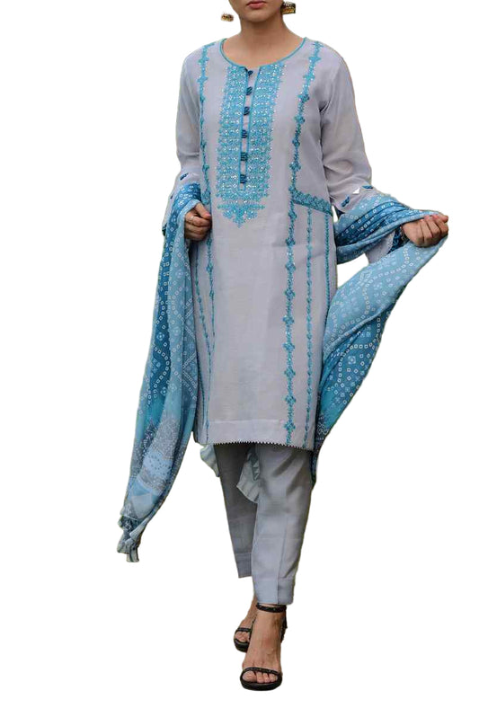 Santa Grey Khaddi Net (WFF-005)