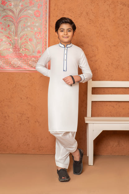 White Kurta Shalwar (FKSB-016)