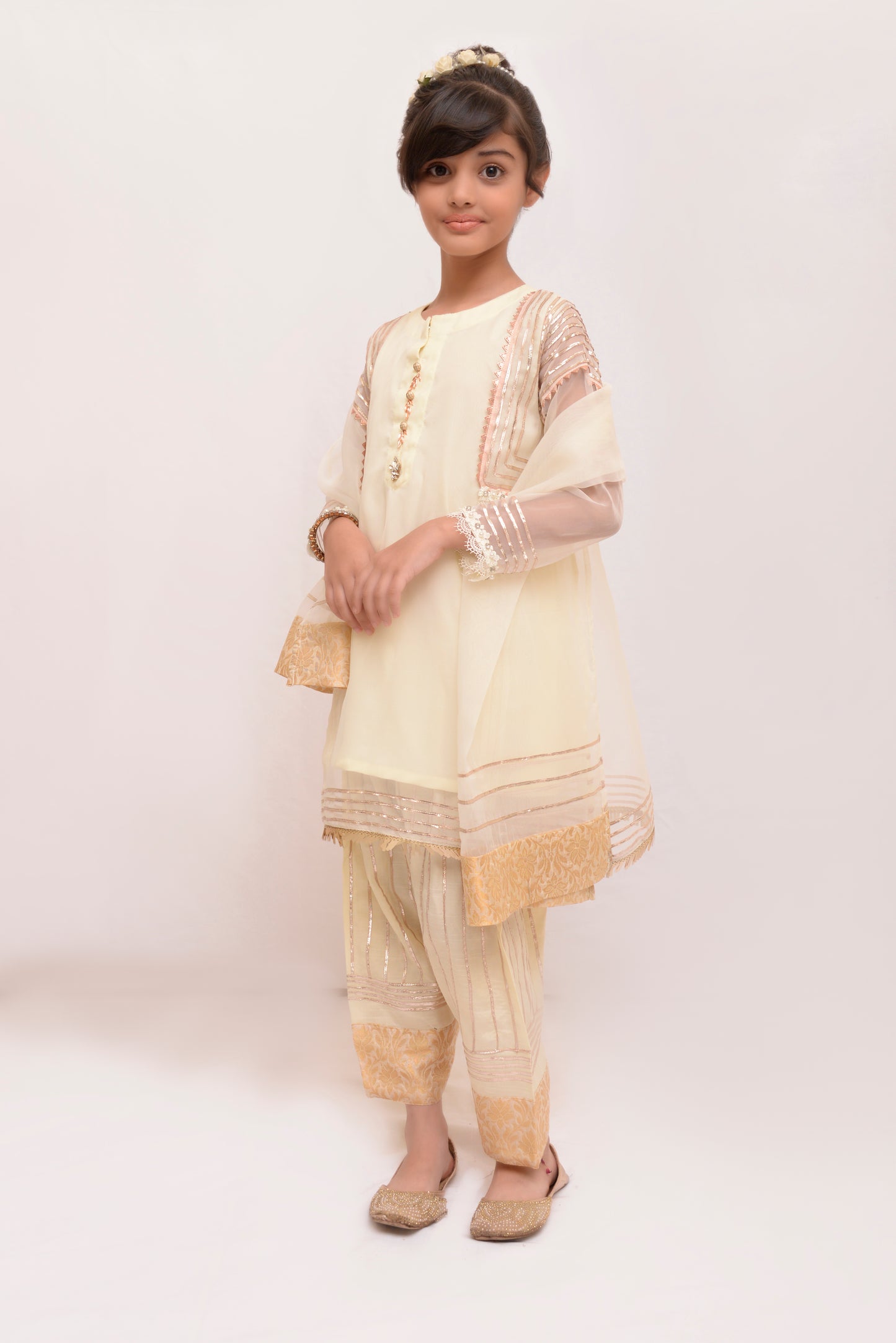 A-line shirt with pleats (FFG-019)