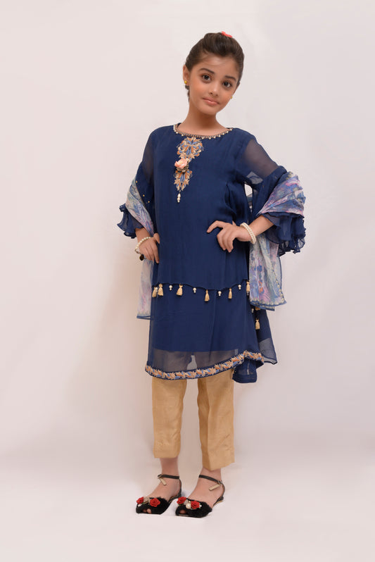 Embroidered Indigo (FFG-025)