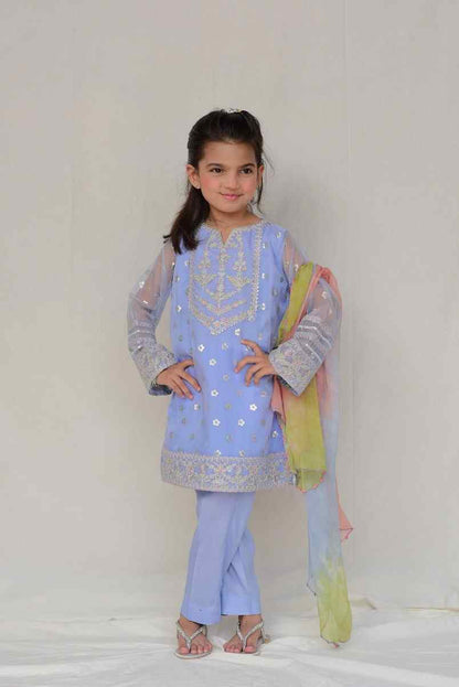 Organza Blue Bell  (FFG-020)