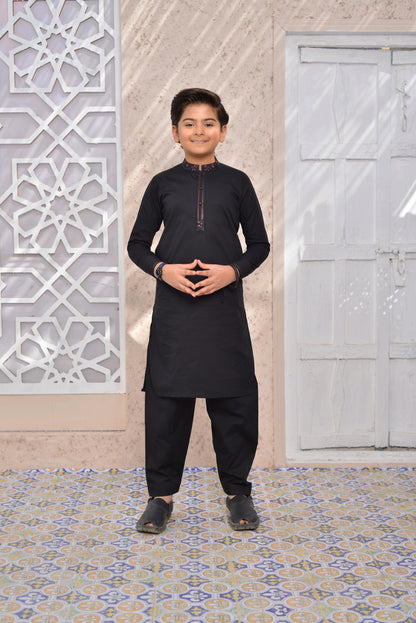 Black Kurta Shalwar (FKSB-018)