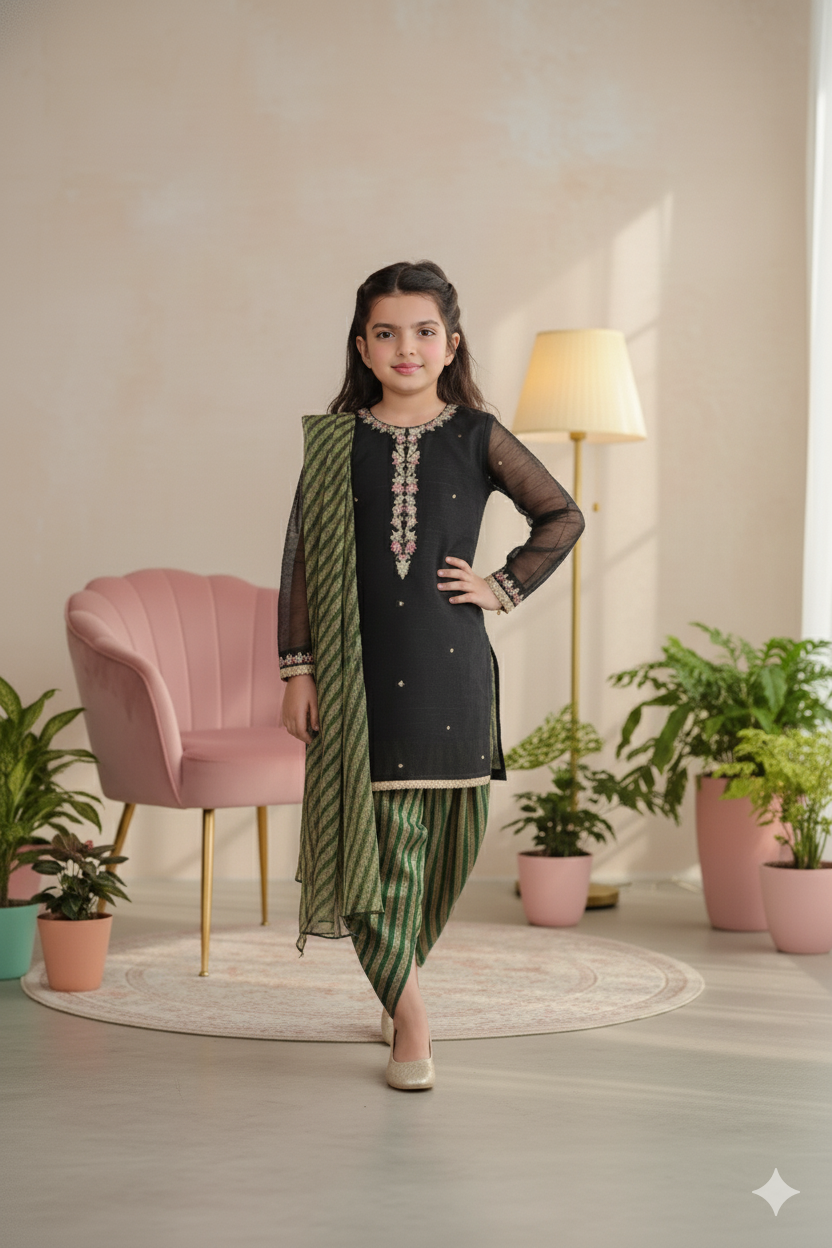 Black Khaddi Net  (FFG-037)