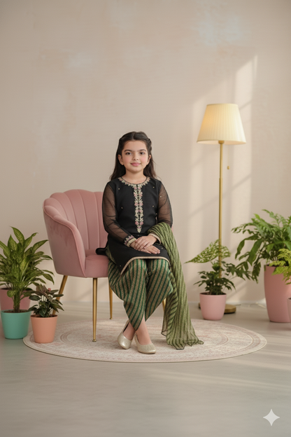 Black Khaddi Net  (FFG-037)