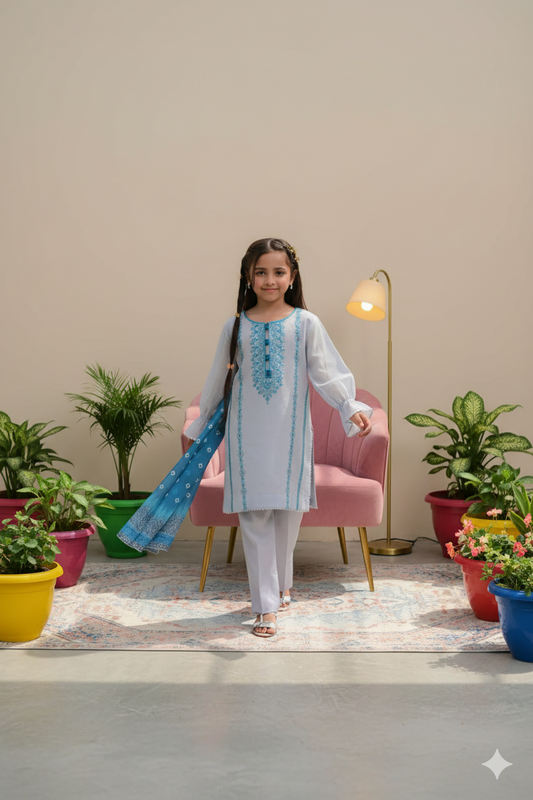 Santa Grey Khaddi Net  (FFG-048)