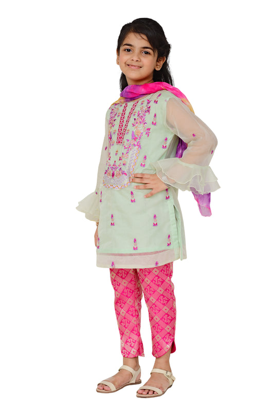 Ice Green Organza (FFG-036)