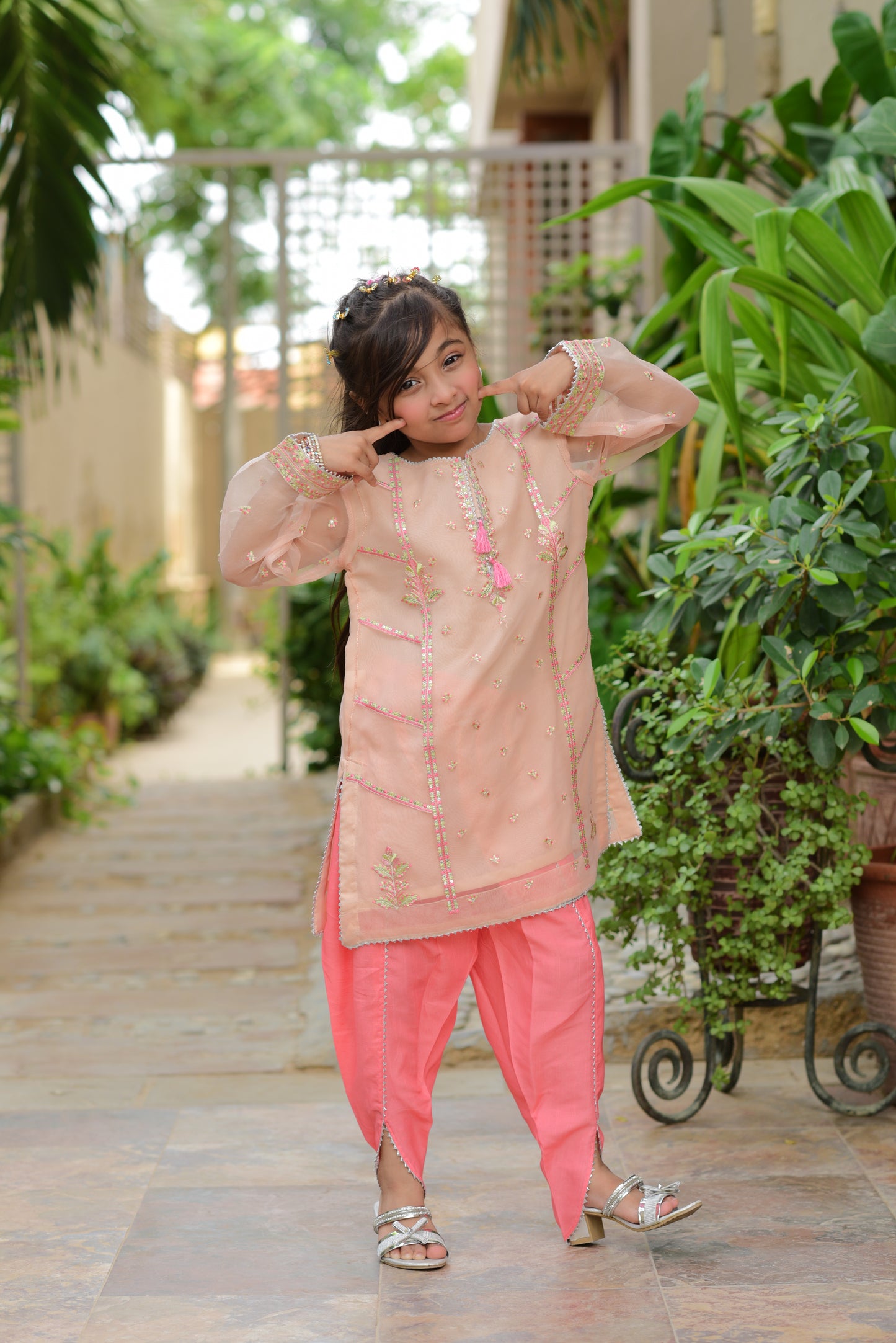 Organza-peach (FFG-034)