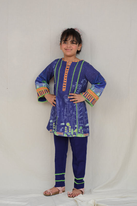 Blue City Kurti (FCG-038)