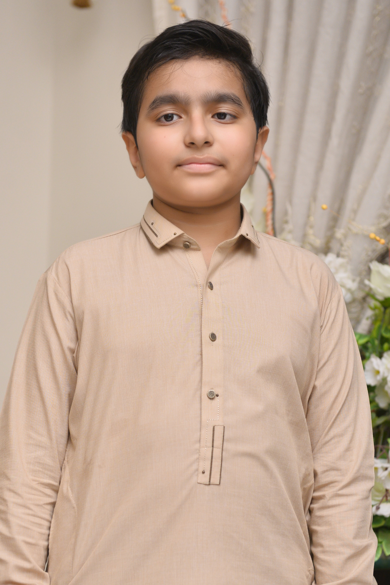 Beige Kurta Shalwar (FKSB-002)