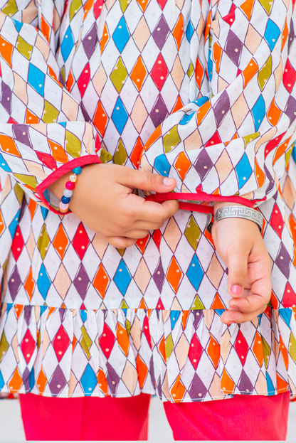 Colorful diamond  Print (FCG-024)