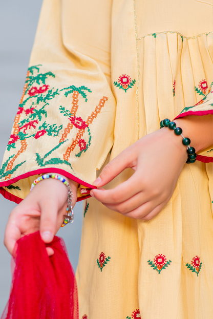 Embroidered Cream (FSFG-065)