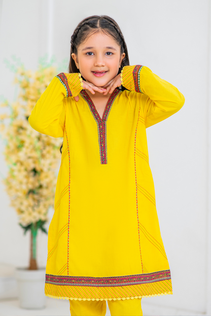 Bright Yellow Semi Formal (FSFG-080)