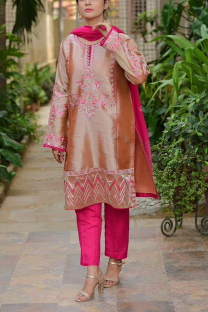 Champagne Gold & Fuchsia (WFF-001)